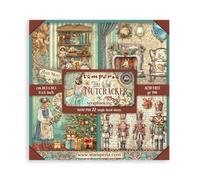 Stamperia - Scrapbook Paper Pad for Scrapbooking, Albums, Card Making, Bullet Journalling and More, Acid Free, Single Face, Perfect for Hobbies, Crafts, and Gifting (The Nutcracker) (20.3 x 20.3 cm)