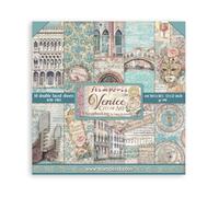 Stamperia - Scrapbook Paper Pad for Scrapbooking, Albums, Card Making, Bullet Journalling and More, Acid Free, Double-Sided, Perfect for Crafts and Gifting (Venice, City of Art) (30.5 x 30.5 cm)