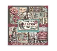 Stamperia - Scrapbook Paper Pad for Scrapbooking, Albums, Card Making, Bullet Journalling and More, Acid Free, Single Face, Perfect for Hobbies, Crafts, and Gifting (Master of Magic) (20.3 x 20.3 cm)