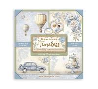 Stamperia - Scrapbook Paper Pad for Scrapbooking, Albums, Card Making, Bullet Journalling and More, Acid Free, Single Face, Perfect for Hobbies, Crafts, and Gifting (Timeless) (20.3 x 20.3 cm)