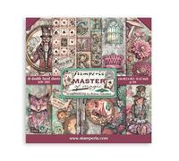 Stamperia - Scrapbook Paper Pad for Scrapbooking, Albums, Card Making, Bullet Journalling and More, Acid Free, Double-Sided, Perfect for Hobbies, Crafts, and Gifting (Master of Magic) (20.3 x 20.3 cm)