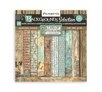 Stamperia - Scrapbook Paper Pad for Scrapbooking, Albums, Card Making, Bullet Journals, and More, Acid Free, Double-Sided, Perfect for Crafts and Gifting (Land of Pharaohs Background) (20.3 x 20.3 cm)