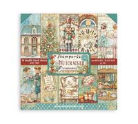 Stamperia - Scrapbook Paper Pad for Scrapbooks, Albums, Card Making, Bullet Journals, and More, Acid Free, Double-Sided, Perfect for Hobbies, Crafts and Gifting (The Nutcracker) (30.5 x 30.5 cm)