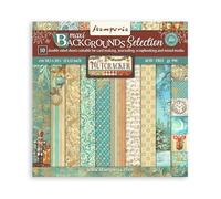 Stamperia - Scrapbook Paper Pad for Scrapbooks, Albums, Cards, Bullet Journals and More, Acid Free, Double-Sided, Perfect for Crafts and Gifting (The Nutcracker Maxi Background) (30.5 x 30.5 cm)