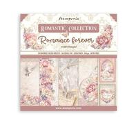 Stamperia International KFT Stamperia Scrapbooking Pad 10 Sheets 30.5 x 30.5 (12x12) Romance Forever, Multicoloured, 12 x 12 inch