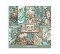 Stamperia Scrapbooking Pad 10 Sheets 30.5 x 30.5(12x12) Songs of The Sea