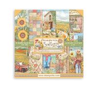 Stamperia Scrapbooking Pad 10 Sheets 30.5 x 30.5 (12x12 Sunflower Art