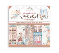 Stamperia Scrapbooking Pad-Create Happiness Oh La La!, Multicoloured, 12 x 12 inches