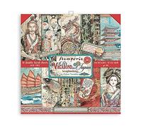 Stamperia-Scrapbooking Pad-Double Sided-Sir Vagabond in Japan, MixedColours, 6 x 6 inches