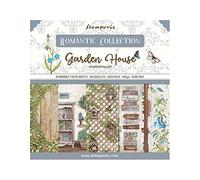 Stamperia Intl Stamperia-Scrapbooking Pad-Romantic Garden House, Multicolor, 12 x 12 inches