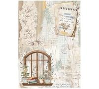 Stamperia Secret Diary Window A4 Rice Paper
