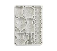 Stamperia - Silicone Mould A5 for Scrapbooks, Bullet Journals and More, Non-Stick, Suitable for Air-Dry Clay, Resin and More, Perfect for Crafts and Gifting (Old Lace, Mannequin and Corsets)
