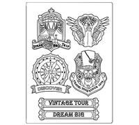 Stamperia Silicone Mould-Sir Vagabond-Vintage Tour, Various, A5