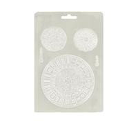 Stamperia - Soft Mould A5 for Scrapbooking, Albums, Bullet Journals and More, Suitable for Soft Clay, Ceramic Powder and More, Perfect for Hobbies, Crafts and Gifting (Venice, City of Art - Clocks)