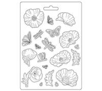 Stamperia Soft Mould A5 Sunflower Art Flowers, 0, One Size
