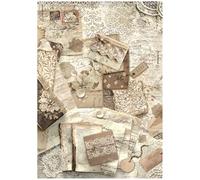 Stamperia Straw Silk Patterned Old Lace DIN A4 Scrapbooking Paper Vintage Craft Paper Towel Straw Tissue Paper Papercrafts Letters