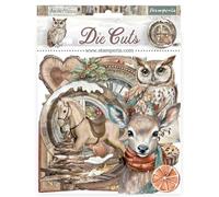 Stamperia - The Cuts for Scrapbooking, Albums, Card Making, Bullet Journalling and More, Laser Cut Cardboard Shapes, Easy to Glue, Perfect for Hobbies, Crafts, and Gifting (The Owl's House) (Assorted)