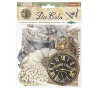 Stamperia - The Cuts for Scrapbooks, Albums, Cards, Bullet Journals and More, Laser Cut Cardboard Shapes, Easy to Glue, Perfect for Hobbies, Crafts, and Gifting (Gardens of Time) (Assorted)