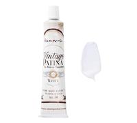 Stamperia Vintage Patina Tube ml 50-White, Various, 21.5X8.5X2.5