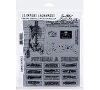 Stampers Anonymous 638792 Cling Red Rubber Stamp Set Examinatn