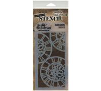 Stampers Anonymous_AGW AGTHS013 Clockwork Layered Stencil, 4-1/8 inch x 8-1/2 inch