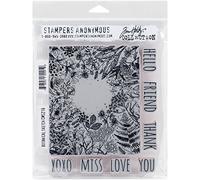 Stampers Anonymous_AGW Cling Botanical Sketch Mounted Stamp
