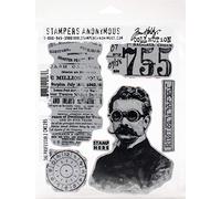 Stampers Anonymous_AGW CMS395 Cling RBBR Stamp Set PROFESSR 2, The Professor 2, One Size