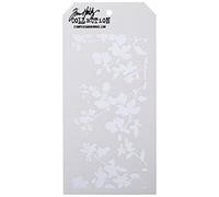 Stampers Anonymous_AGW Tim Holtz Blossom Stencils,White,4.125" x 8.5"