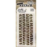 Stampers Anonymous_AGW Tim Holtz Stencils Treads, White