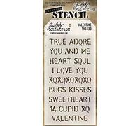 Stampers Anonymous_AGW Tim Holtz Valentine Stencils