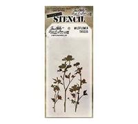 Stampers Anonymous_AGW Tim Holtz Wildflower Stencils