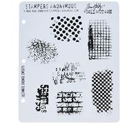 Stampers Anonymous CMS-075 Tim Holtz Cling Rubber Stamp Set, Ultimate Grunge
