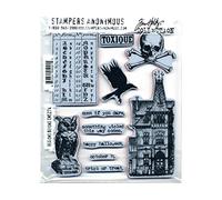 Stampers Anonymous CMS274 Tim Holtz Cling Stamps, Multi-Colour, 7 x 8.5-Inch