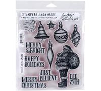 Stampers Anonymous CMS283 Tim Holtz Cling Stamps, Multi-Colour, 7 x 8.5-Inch