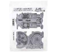 Stampers Anonymous Inventor #7, Grey, Red, Large