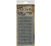 Stampers Anonymous Plastic Tim Holtz Layered Stencil 4.125-inch x 8.5-inch, Schoolhouse