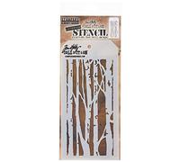 Stampers Anonymous THS069 Tim Holtz Layered Stencil, Multi-Colour, 4.125 x 8.5-Inch