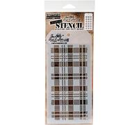 Stampers Anonymous THS097 Tim Holtz Layered Stencil, Multi-Colour, 4.125 x 8.5-Inch