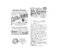 Stampers Anonymous - Tim Holtz - Cling Mounted Rubber Stamp Set - French Marketplace - CMS071