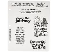 Stampers Anonymous Tim Holtz Cling Rubber Stamp Set-Just Thoughts