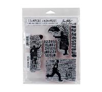 Stampers Anonymous Tim Holtz Cling Stamps 7 x 8.5-inch-Sideshow, Other, Multicoloured, 0.63x19.05x24.51 cm