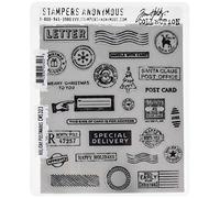 Stampers Anonymous Tim Holtz Cling Stamps, Multi-Colour, 22.86 x 17.78 x 0.76 cm
