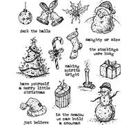 Stampers Anonymous Tim Holtz Cling Stamps, Multi-Colour, 22.86 x 17.78 x 0.76 cm