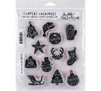 Stampers Anonymous Tim Holtz Cling Stamps, Multi-Colour, 24.13 x 19.05 x 0.76 cm