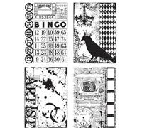 Stampers Anonymous Tim Holtz Creative Collages Cling Stamps CMS044