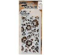 Stampers Anonymous Tim Holtz Floral Stencil, Transparent,28.3 x 11.4 x 0.1 cm
