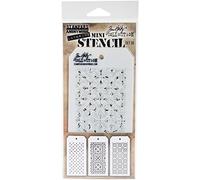 Stampers Anonymous Tim Holtz Mini Stencil Set #30, Synthetic Material, 21.6 x 9.2 x 0.1 cm