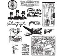 Stampers Anonymous Tim Holtz Warehouse District Stamp, Rubber, Foam