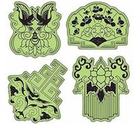 Stamping Gear 4 x 4-inch INKA Far East Cling Stamp