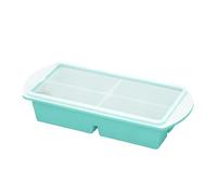 Stampini Per Congelatore Silicone - 29x12,5x5,5 Cm 4 Griglie Da 250ml Con Coperchio | Sicuro Per Microwave, Stampo Pasti Cucina Fai Da Te, Conservazione Salse Brodi Avanzi Lasagna